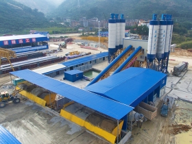 180m3/h Ready Mix Concrete Batching Plant for sale