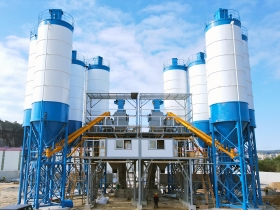 HZS180 concrete batching plant cost